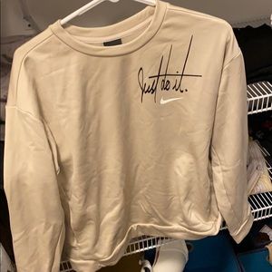 nike dry fit just do it crewneck